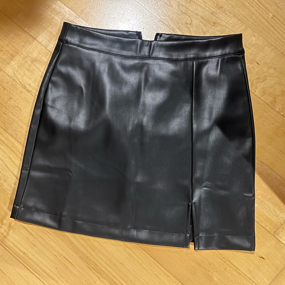 Vici faux leather mini skirt